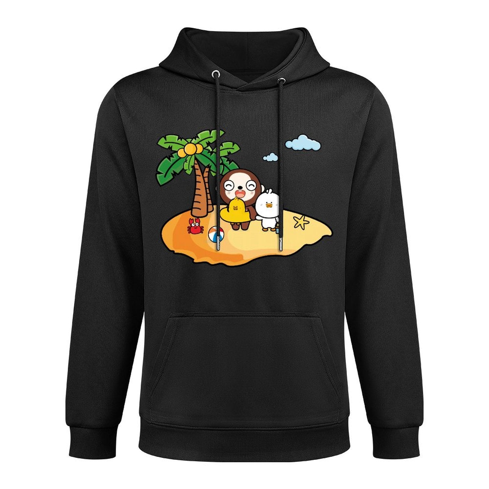 RelaxFit Moisture-Wicking Front Graphic Hoodies